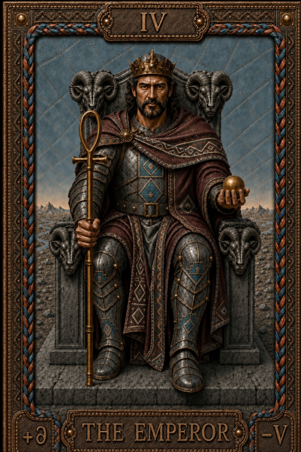 The Emperor — a Tarot card by Pavel Medvedev