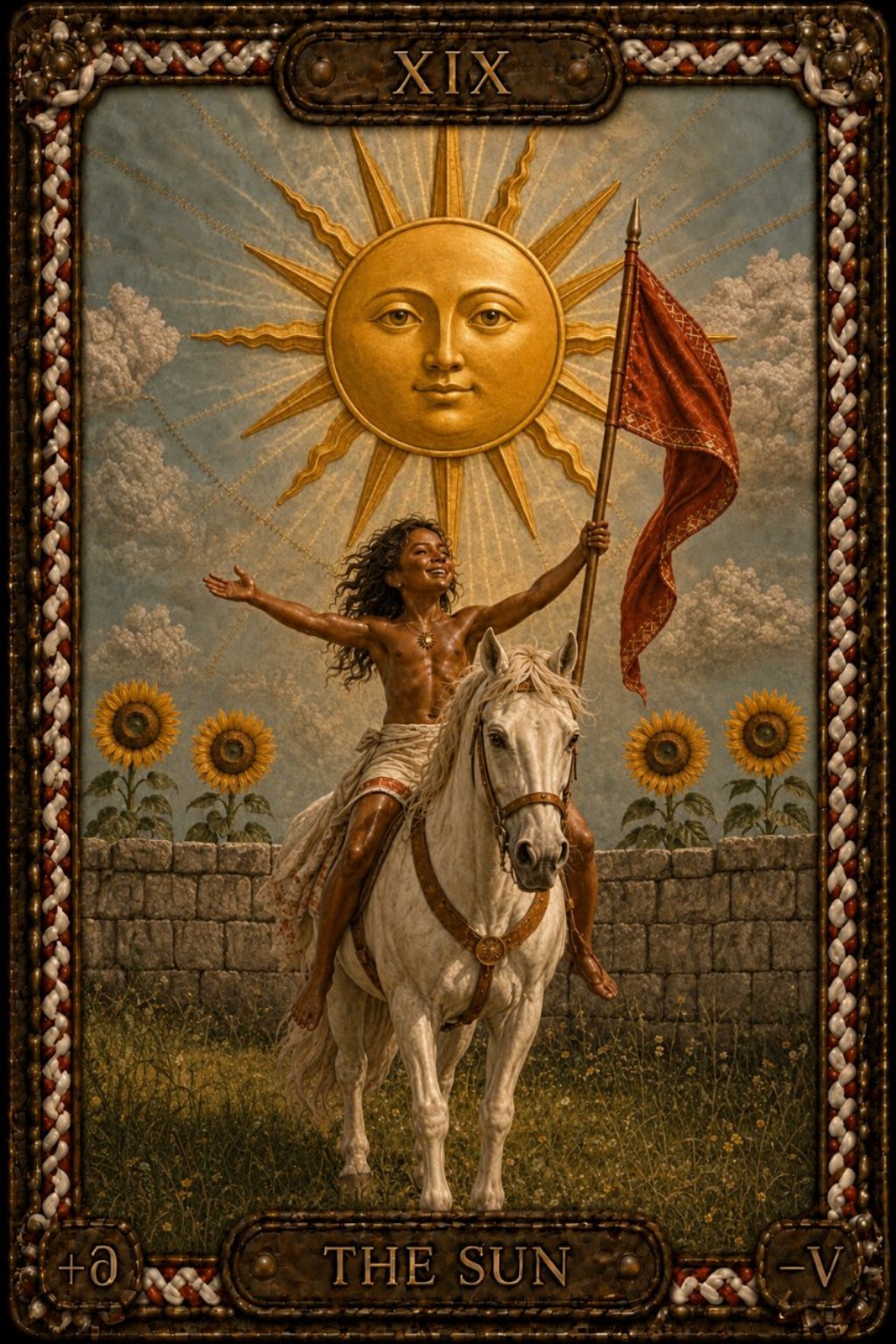 The Sun — a Tarot card by Pavel Medvedev